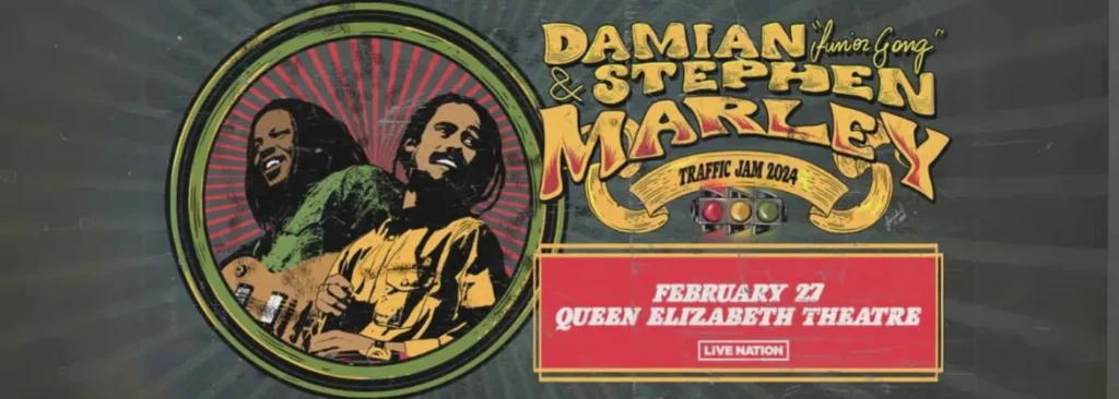 Damian and Stephen Marley at Queen Elizabeth Theatre